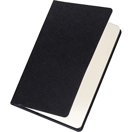 Ежедневник недатированный Attache искусственная кожа А5 160 листов чёрный (чёрный обрез)