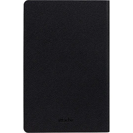 Ежедневник недатированный Attache искусственная кожа А5 160 листов чёрный (чёрный обрез)