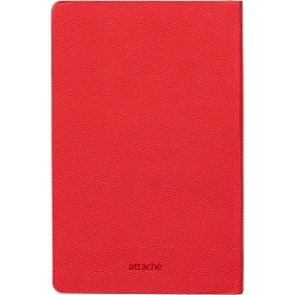 Ежедневник недатированный Attache искусственная кожа А5 160 листов красный (красный обрез)