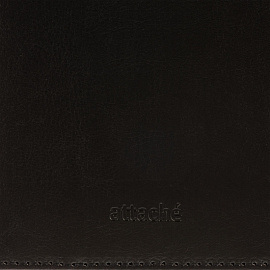 Ежедневник недатированный Attache искусственная кожа тиснение А5 160 листов чёрный