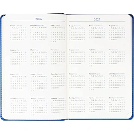 Ежедневник недатированный Attache искусственная кожа А5 160 листов тёмно-синий