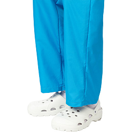 Костюм для пищевого производства м05-КБР голубой тиси с длинным рукавом (120 г/кв.м, размер 56-58, рост 170-176)