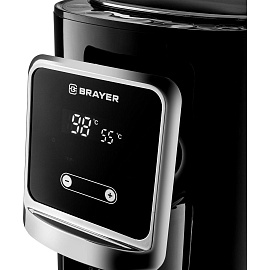 Термопот BRAYER 1095BR,1200Вт,5л,LED-дисп,под.темп,охлажд,блок