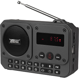 Радиоприемник Ritmix RPR-010 серый (80003812)