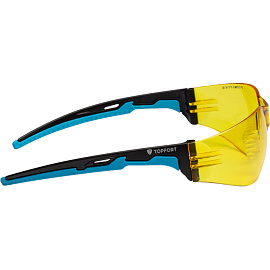 Очки защитные открытые универсальные TOPFORT СТАНДАРТ 502 KN жёлтые