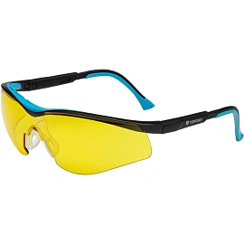 Очки защитные открытые TOPFORT ПРЕМИУМ 102 KN желтые