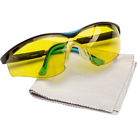 Очки защитные открытые TOPFORT ПРЕМИУМ 102 KN желтые