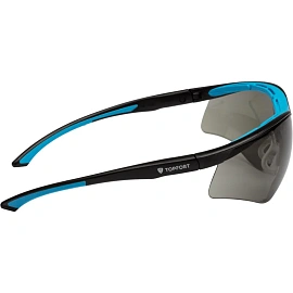 Очки защитные открытые универсальные TOPFORT ЛЮКС 103 KN затемнённые серые