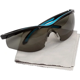 Очки защитные открытые универсальные TOPFORT ЛЮКС 103 KN затемнённые серые