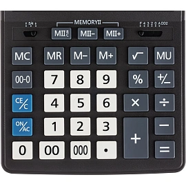 Калькулятор настольный Attache CDB1401-BK 14-разрядный черный 205x155x35 мм