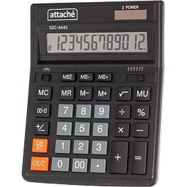 Калькулятор настольный Attache  SDC-444S 12-разрядный черный 206х158х33мм