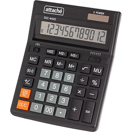 Калькулятор настольный Attache  SDC-444S 12-разрядный черный 206х158х33мм