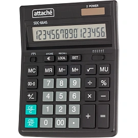 Калькулятор настольный  Attache SDC-664S 16-разрядный черный 206х158х33мм