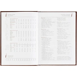 Ежедневник датированный 2026 А5+ IDEAL NEW коричневый 3-344/02