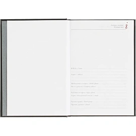 Ежедневник датированный 2026 А5+ IDEAL NEW черный 3-344/03