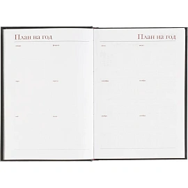 Ежедневник датированный 2026 А5+ IDEAL NEW черный 3-344/03