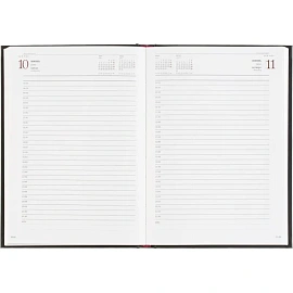 Ежедневник датированный 2026 А5+ IDEAL NEW черный 3-344/03