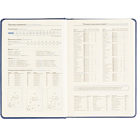 Ежедневник недатированный Attache Priority искусственная кожа тиснение А5 160 листов синий