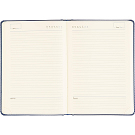 Ежедневник недатированный Attache Priority искусственная кожа тиснение А5 160 листов синий