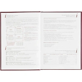 Ежедневник датированный 2026 год Attache Ideal New балакрон А5 168 листов бордовый