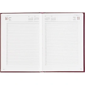 Ежедневник датированный 2026 год Attache Ideal New балакрон А5 168 листов бордовый