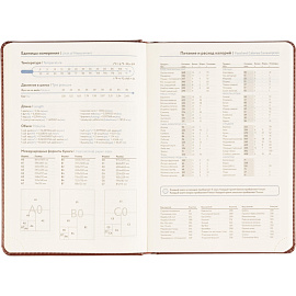 Ежедневник недатированный Attache Priority искусственная кожа тиснение А5 160 листов коричневый