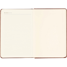 Ежедневник недатированный Attache Priority искусственная кожа тиснение А5 160 листов коричневый