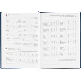 Ежедневник датированный 2026 год Attache Velvet искусственная кожа А5 168 листов синий