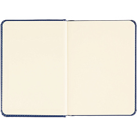 Ежедневник недатированный Attache Priority искусственная кожа тиснение А6 160 листов синий