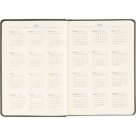 Ежедневник недатированный ATTACHE Classic А5, 140х200мм, 136л, черный