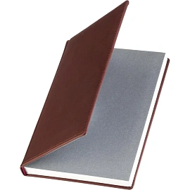 Ежедневник датированный 2026 А5+ VELVET бордовый 3-123/02