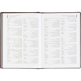 Ежедневник датированный 2026 А5+ VELVET бордовый 3-123/02