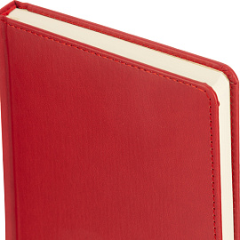 Ежедневник недатированный Attache Classic искусственная кожа тиснение А5 136 листов красный