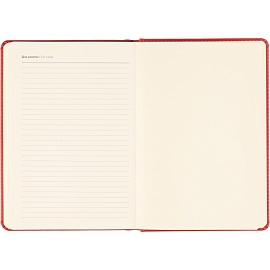 Ежедневник недатированный Attache Classic искусственная кожа тиснение А5 136 листов красный