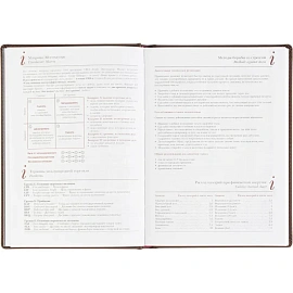 Ежедневник датированный 2026 год Attache Velvet искусственная кожа А5 168 листов коричневый