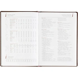 Ежедневник датированный 2026 год Attache Velvet искусственная кожа А5 168 листов коричневый