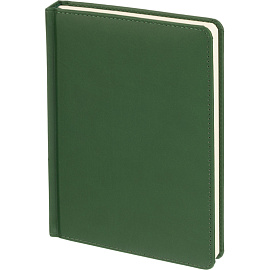 Ежедневник недатированный Attache Classic искусственная кожа тиснение А5 136 листов тёмно-зелёный