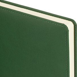 Ежедневник недатированный Attache Classic искусственная кожа тиснение А5 136 листов тёмно-зелёный