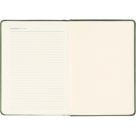 Ежедневник недатированный Attache Classic искусственная кожа тиснение А5 136 листов тёмно-зелёный