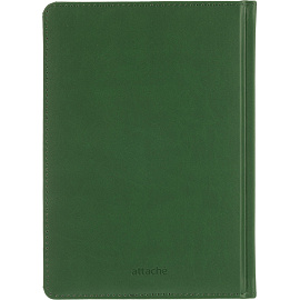Ежедневник недатированный Attache Classic искусственная кожа тиснение А5 136 листов тёмно-зелёный