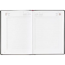 Ежедневник датированный 2026 год Attache Velvet искусственная кожа А5 168 листов чёрный