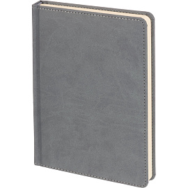 Ежедневник недатированный Attache Classic искусственная кожа тиснение А5 136 листов серый