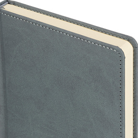 Ежедневник недатированный Attache Classic искусственная кожа тиснение А5 136 листов серый