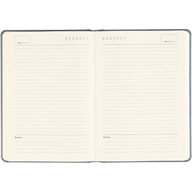 Ежедневник недатированный Attache Classic искусственная кожа тиснение А5 136 листов серый