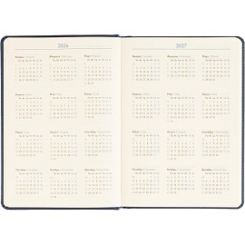 Ежедневник недатированный ATTACHE Classic, А5, 140х200мм,136л, синий