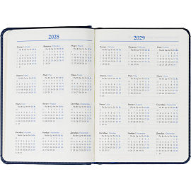 Ежедневник недатированный ATTACHE Classic А6, 136л, синий