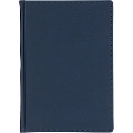 Ежедневник датированный 2026 А5+ VELVET темно-синий 3-123/18