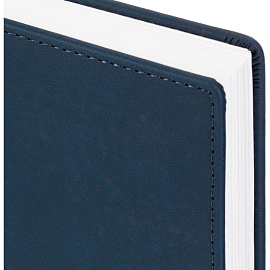 Ежедневник датированный 2026 А5+ VELVET темно-синий 3-123/18