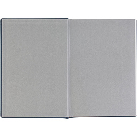 Ежедневник датированный 2026 А5+ VELVET темно-синий 3-123/18