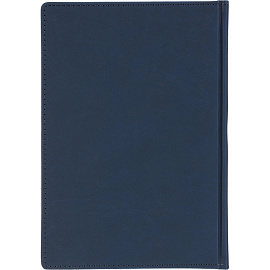 Ежедневник датированный 2026 А5+ VELVET темно-синий 3-123/18